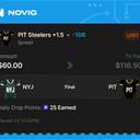 Owner ticket: PIT Steelers +1.5 Spread, lost