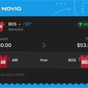 VIP ticket: BOS Moneyline -127, won