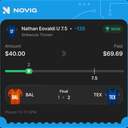 Bonus ticket: Nathan Eovaldi Under 7.5 Strikeouts Thrown, won