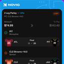 Bonus ticket: 2-leg parlay: PIT Moneyline + CLE Browns +14.5 Spread, lost