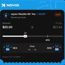 Bonus ticket: Jaylen Waddle 48+ Receiving Yards YES, lost