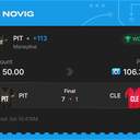 VIP ticket: PIT Moneyline +113, won