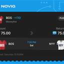 Owner ticket: BOS Moneyline +110, void