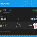 VIP ticket: PIT Moneyline +120, won