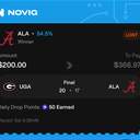 Whale ticket: ALA Moneyline, lost