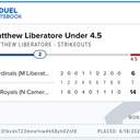 Bonus ticket: Matthew Liberatore Under 4.5 Strikeouts, won