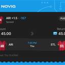 VIP ticket: ARI +1.5 Spread, void