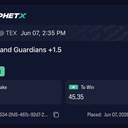 VIP ticket: Cleveland Guardians +1.5 (Run Line), lost