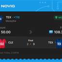 VIP ticket: TEX Moneyline +116, won