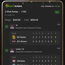 Bonus ticket: Reynaldo Lopez 4+ Strikeouts Thrown + Chase Burns Under 7.5 Strikeouts Thrown, won