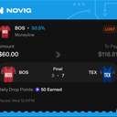 Owner ticket: BOS Moneyline, lost