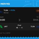 VIP ticket: TLSA Moneyline (Winner), lost