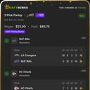 Bonus ticket: 2 Pick Parlay: BUF Bills Moneyline, KC Chiefs Moneyline (+50% Parlay Boost), won