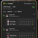 Bonus ticket: Zack Wheeler Under 18.5 Outs + Payton Tolle Under 16.5 Outs, won