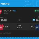 VIP ticket: STL +1.5, won