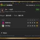 Bonus ticket: Megan Gustafson Three Pointers Made 2+, won