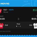 Owner ticket: CLE Moneyline, won